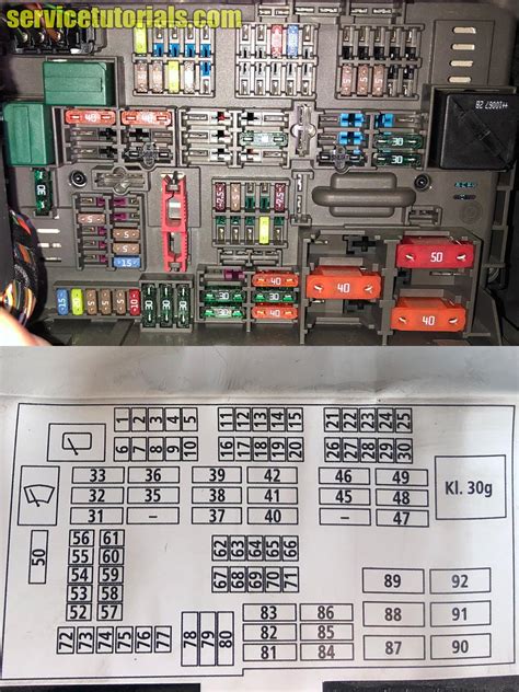 BMW fuse box diagram